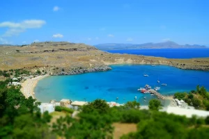 παραλια λινδου στη ροδο